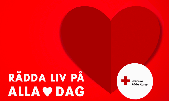 Red Cross Rädda Liv på Alla Hjärtans Dag campaign, Svenska Röda Korset
